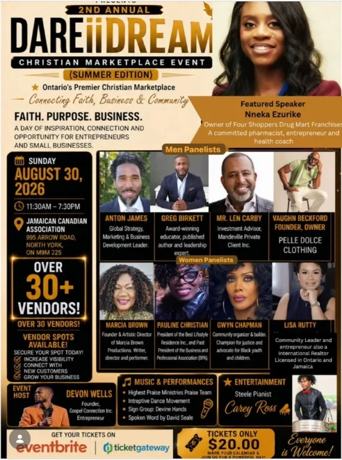 DAREIIDREAM - Christian Marketplace Event